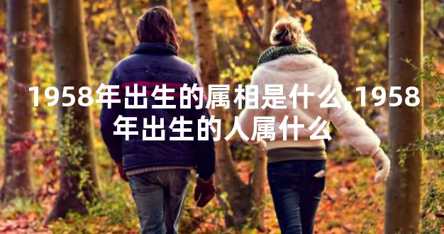 1958年出生的属相是什么,1958年出生的人属什么