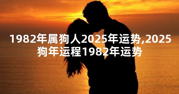 1982年属狗人2025年运势,2025狗年运程1982年运势