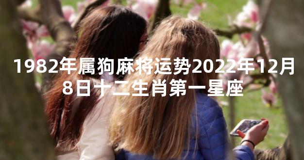 1982年属狗麻将运势2022年12月8日十二生肖第一星座