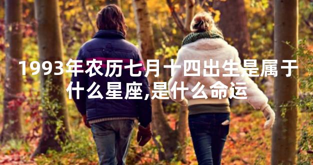 1993年农历七月十四出生是属于什么星座,是什么命运