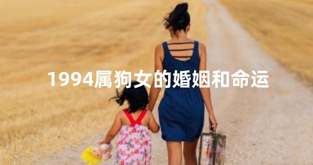 1994属狗女的婚姻和命运