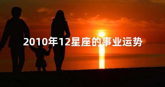 2010年12星座的事业运势