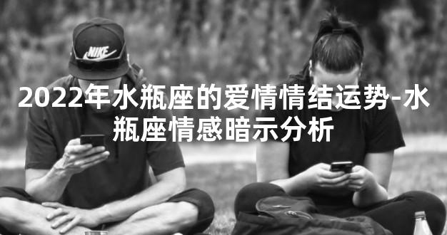 2022年水瓶座的爱情情结运势-水瓶座情感暗示分析