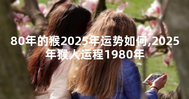 80年的猴2025年运势如何,2025年猴人运程1980年