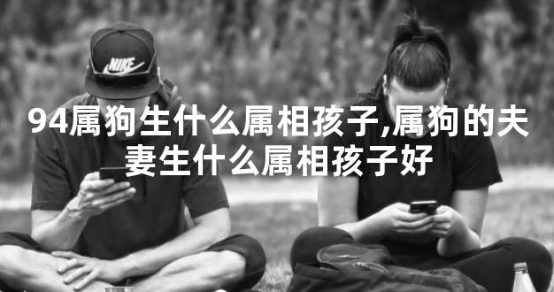 94属狗生什么属相孩子,属狗的夫妻生什么属相孩子好