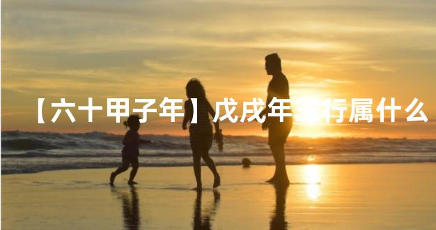 【六十甲子年】戊戌年五行属什么