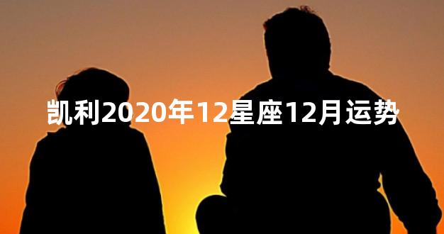 凯利2020年12星座12月运势