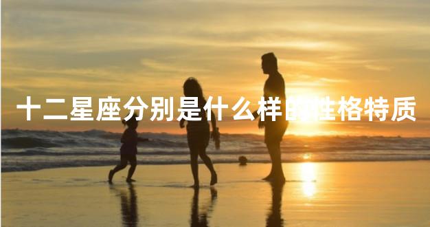 十二星座分别是什么样的性格特质