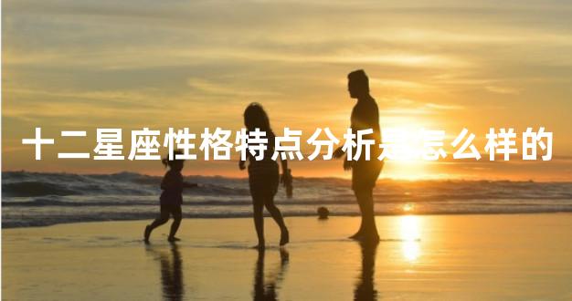 十二星座性格特点分析是怎么样的