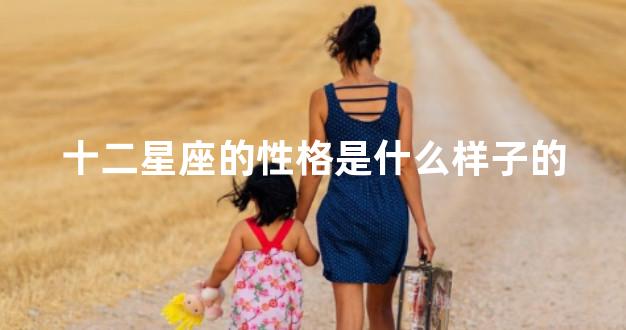 十二星座的性格是什么样子的