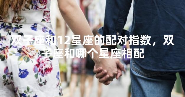 双子座和12星座的配对指数，双子座和哪个星座相配