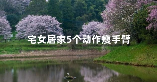 宅女居家5个动作瘦手臂