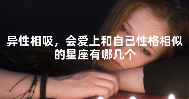 异性相吸，会爱上和自己性格相似的星座有哪几个