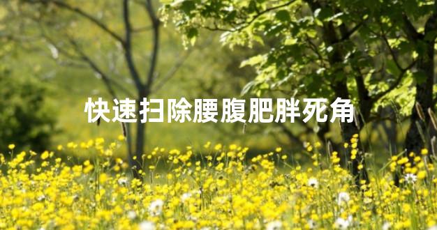 快速扫除腰腹肥胖死角