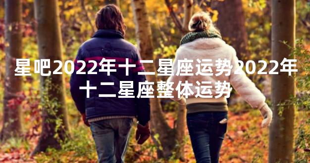 星吧2022年十二星座运势2022年十二星座整体运势